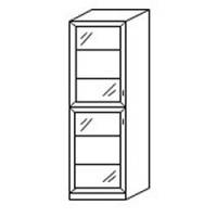 Книжный шкаф 1/2
