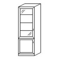 Книжный шкаф 1/3