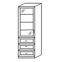 Книжный шкаф 1/5