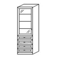 Книжный шкаф 1/6