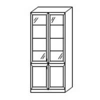 Книжный шкаф 2/3