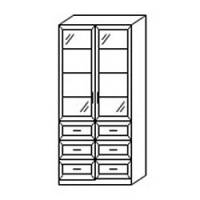 Книжный шкаф 2/5