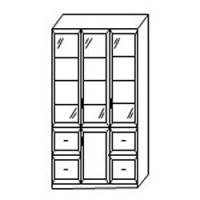 Книжный шкаф 3/5