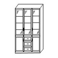 Книжный шкаф 3/6